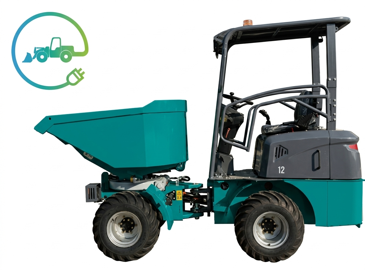 Mini-dumper articulat electric CRC EWD16 - Image 3