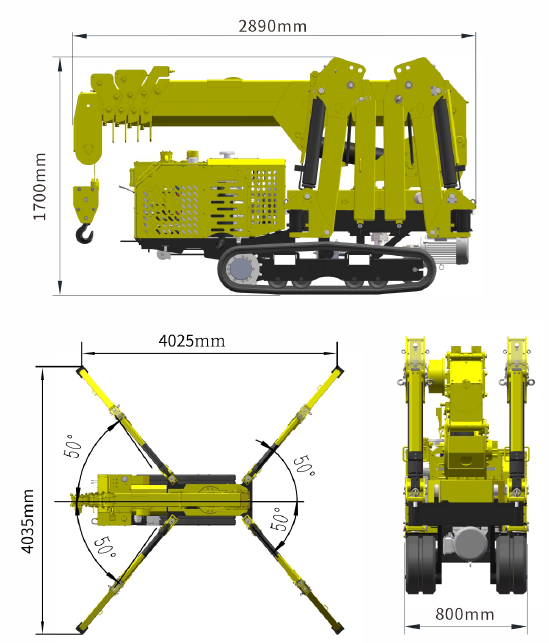 Macara electrică pe șenile CRC KB3.0 - Image 2