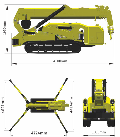 Macara electrică pe șenile CRC KB5.0 - Image 2