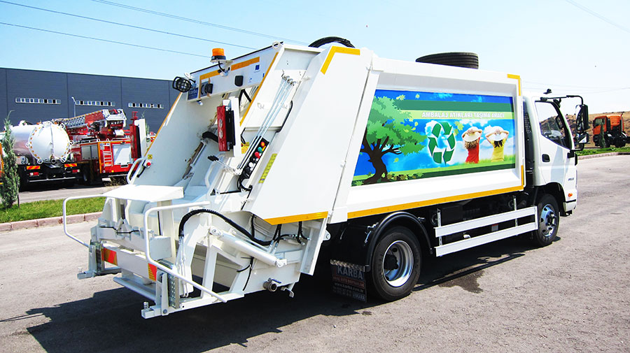 Autospecială de gunoi cu compactare hidraulică KARBA KRB-HSCK 20 - Image 3