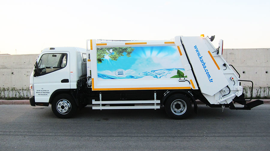 Autospecială de gunoi cu compactare hidraulică KARBA KRB - HSCK 7 - Image 4