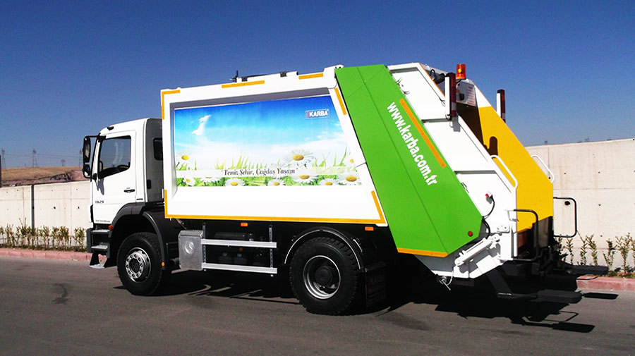 Autospecială de gunoi cu compactare hidraulică KARBA KRB - HSCK 6 - Image 10